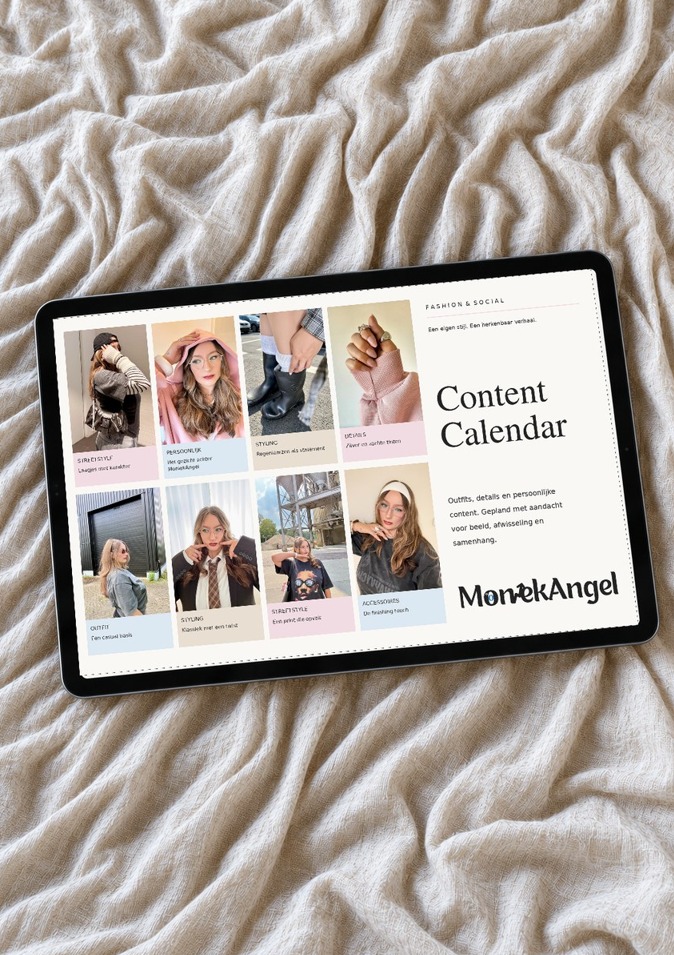 Content Calendar MoniekAngel